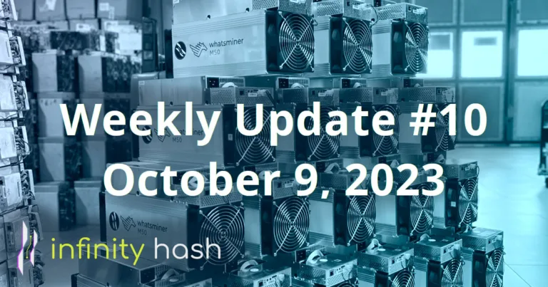 Infinity Hash Weekly Update #10 – Oct 9, 2023