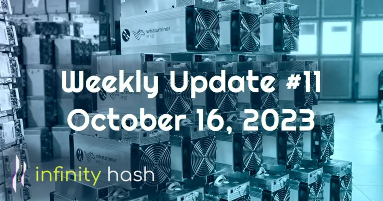 Infinity Hash Weekly Update #11 – Oct 16, 2023