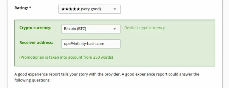 How to Review Infinity Hash on Crypto Review